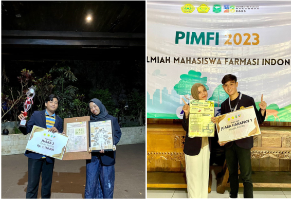 Tim Mahasiswa Farmasi Kembali Raih Juara dalam Lomba PIMFI 2023