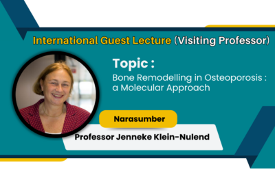 Visiting Professor’s Lens with Prof Jenneke Klein-Nulend: Bone Remodelling, a molecular approach in osteoporosis