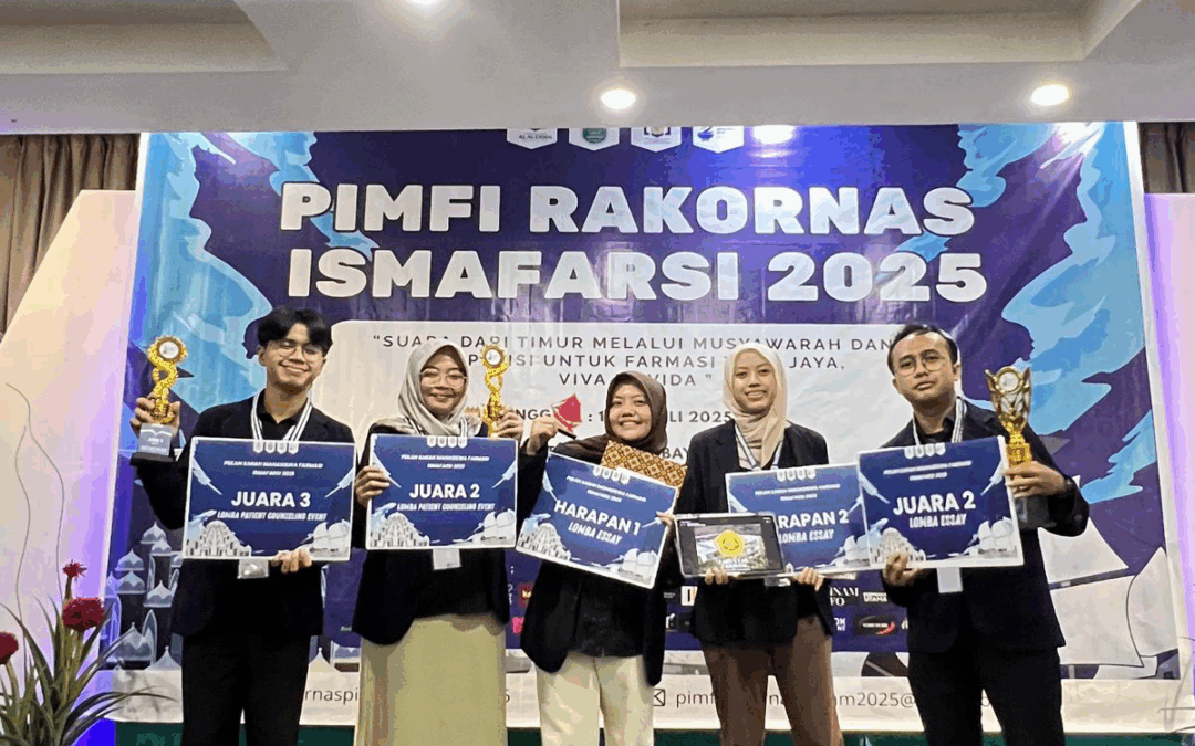 Deretan Prestasi: Mahasiswa Fakultas Farmasi Borong Enam Juara pada Pekan Ilmiah Mahasiswa Farmasi Indonesia (PIMFI) 2025