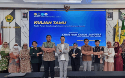 Fakultas Farmasi UNEJ Gelar Kuliah Tamu: Kupas Tuntas Peran Bioteknologi dalam Inovasi Obat dan Vaksin
