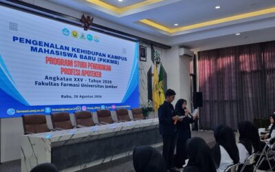 Sambut Mahasiswa Baru Profesi Apoteker Angkatan XXV, Fakultas Farmasi UNEJ Gelar PKKMB 2026