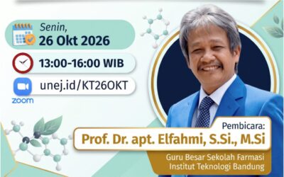 Integrasikan Eksplorasi Tumbuhan Obat dan Fitokimia Modern, Fakultas Farmasi UNEJ Gelar Kuliah Tamu Bersama Guru Besar ITB